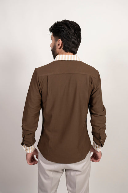 The Subtle Statement Panelling Shirt