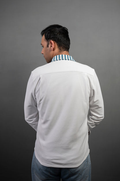 The Subtle Statement Panelling Shirt